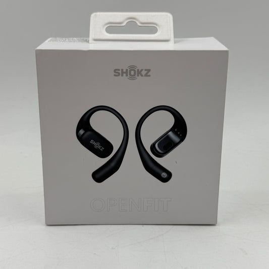 Shokz OpenFit Wireless Over-Ear Bluetooth Headphones Black