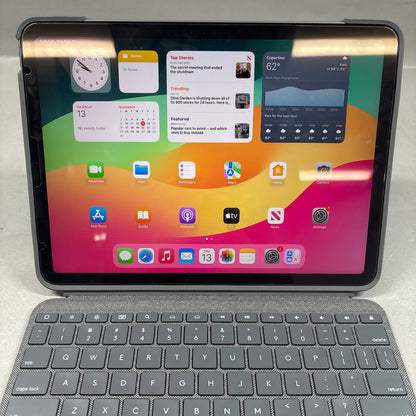 WiFi Only Apple iPad Air 4th Gen 64GB Space Gray W/Keyboard