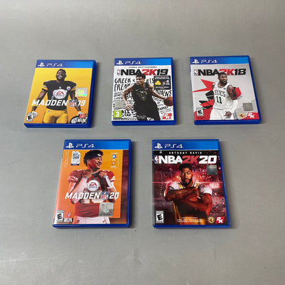 Lot of 5 Sony PlayStation 4 PS4 Games