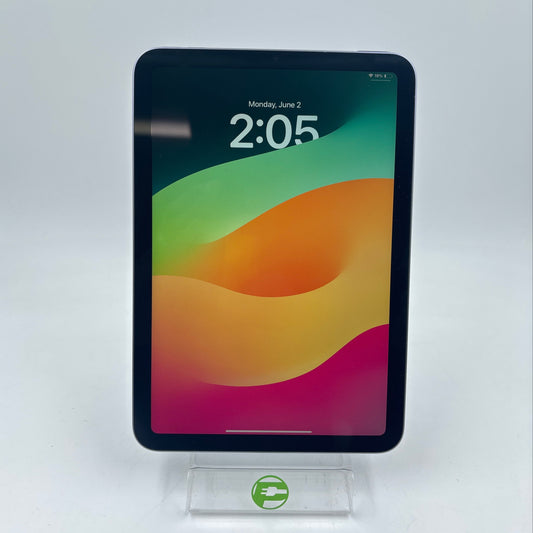 WiFi Only Apple iPad Mini 6th Gen 256GB 17.5.1 PURPLE MK7X3LL/A