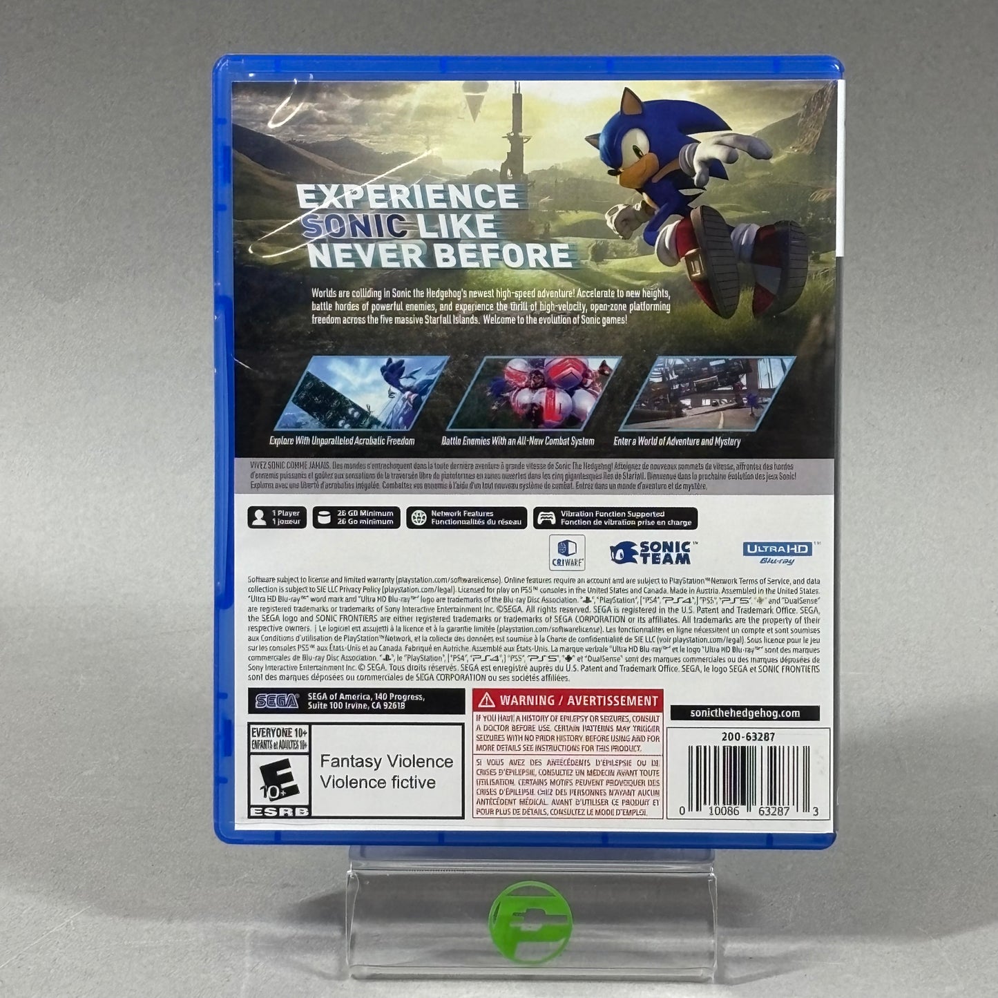 Sonic Frontiers (Sony PlayStation 5 PS5, 2022)