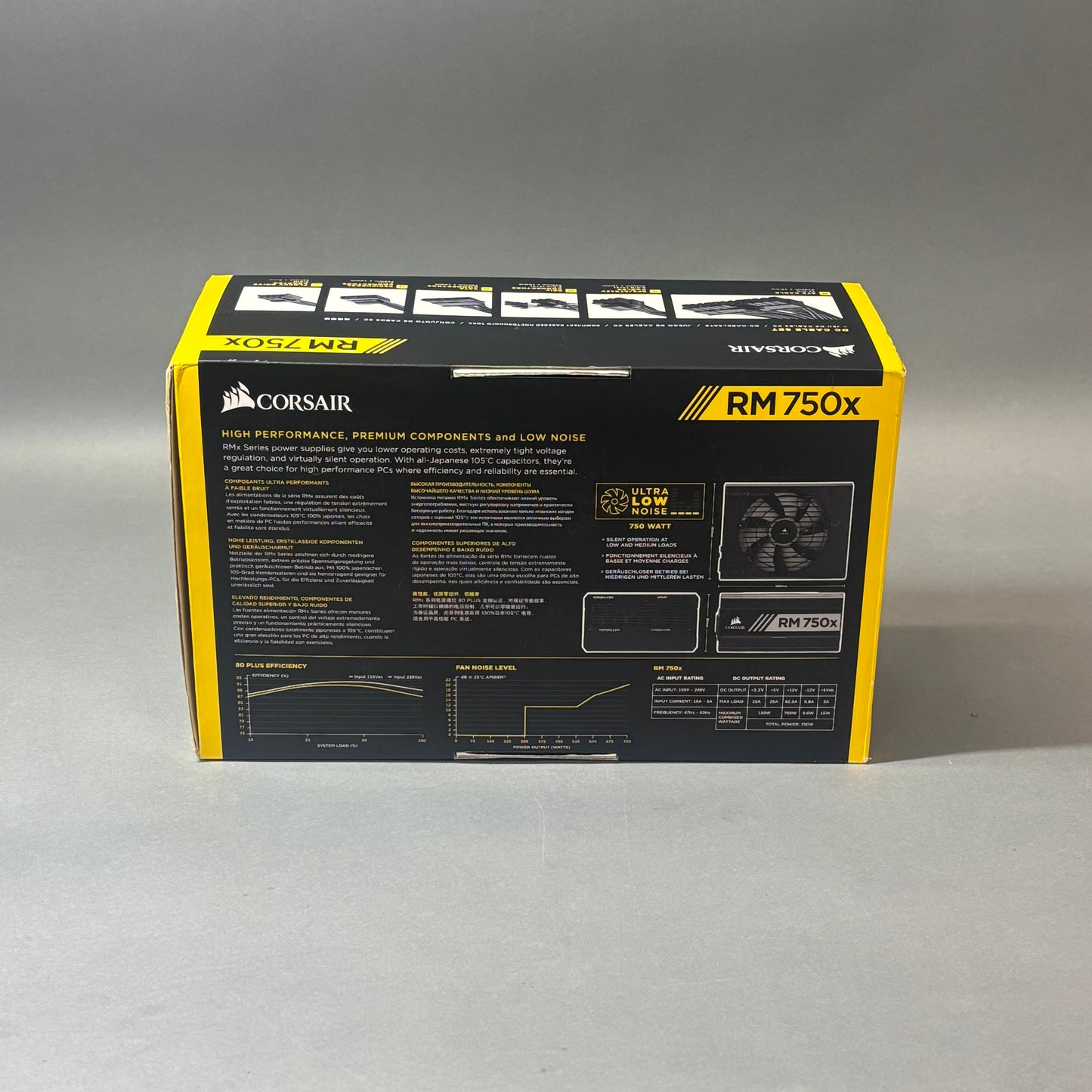 Corsair RM750X RPS0109 80 Plus Gold 750W Fully Modular Power Supply