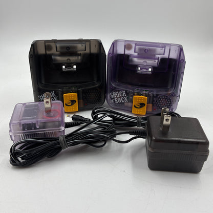 Lot of 2 Nyko Shock 'n' Rock GC-80085 For GameBoy Color W/Power Cable