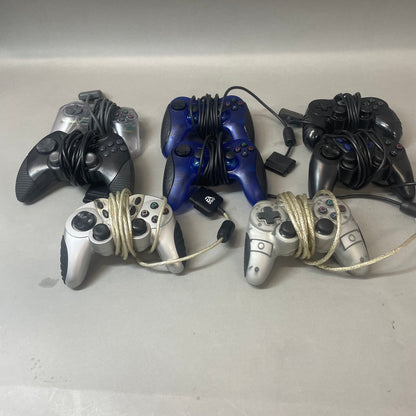 Lot of 8 Sony PlayStation 2 Wired Controllers