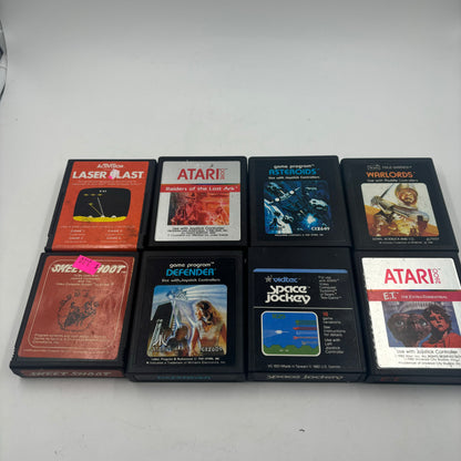 Lot of 10 Atari 2600 Games Including Donkey kong MoonPatrol & More