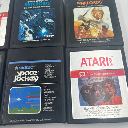 Lot of 10 Atari 2600 Games Including Donkey kong MoonPatrol & More