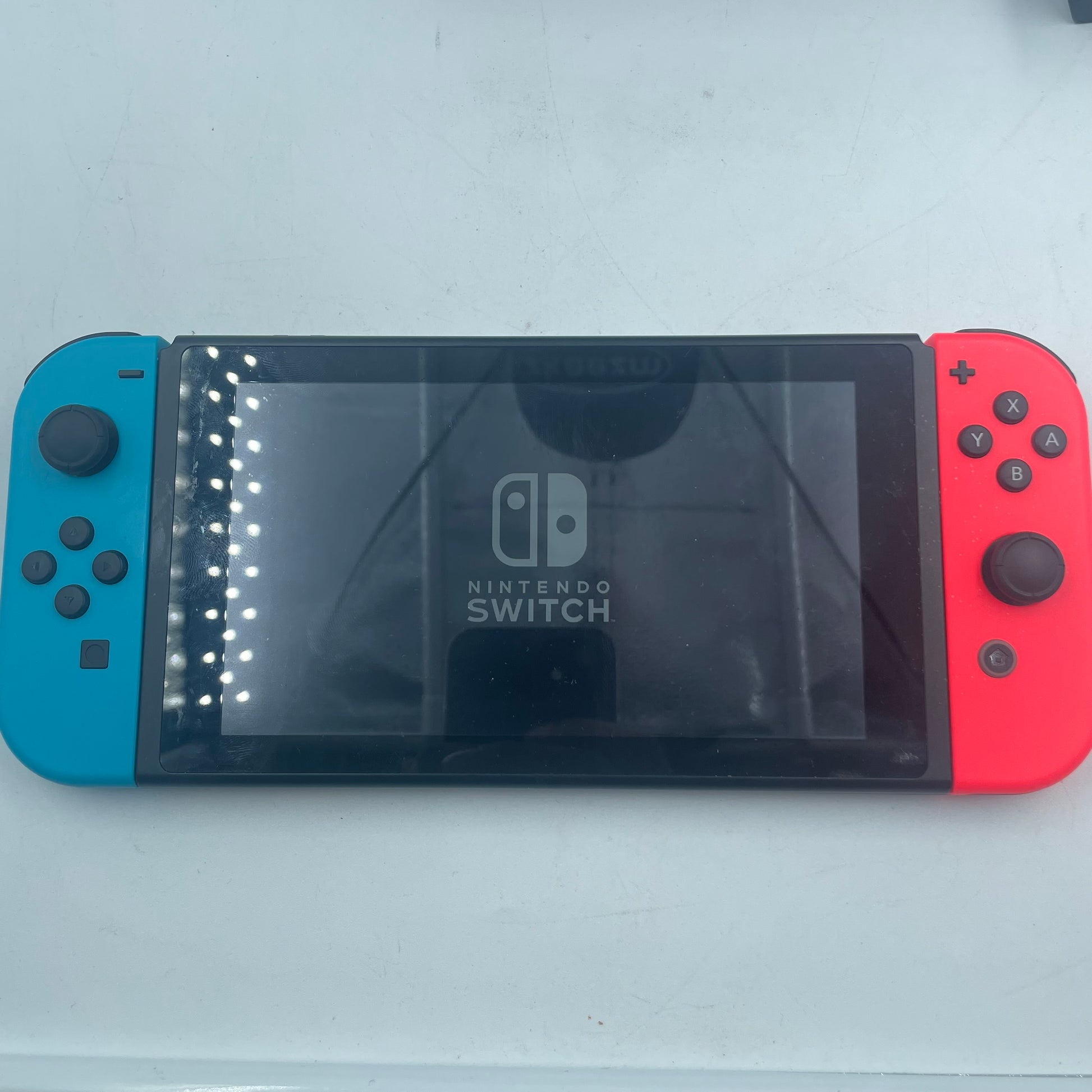 Nintendo Switch v2 Video Game Console Only HAC001(01) Red/Blue