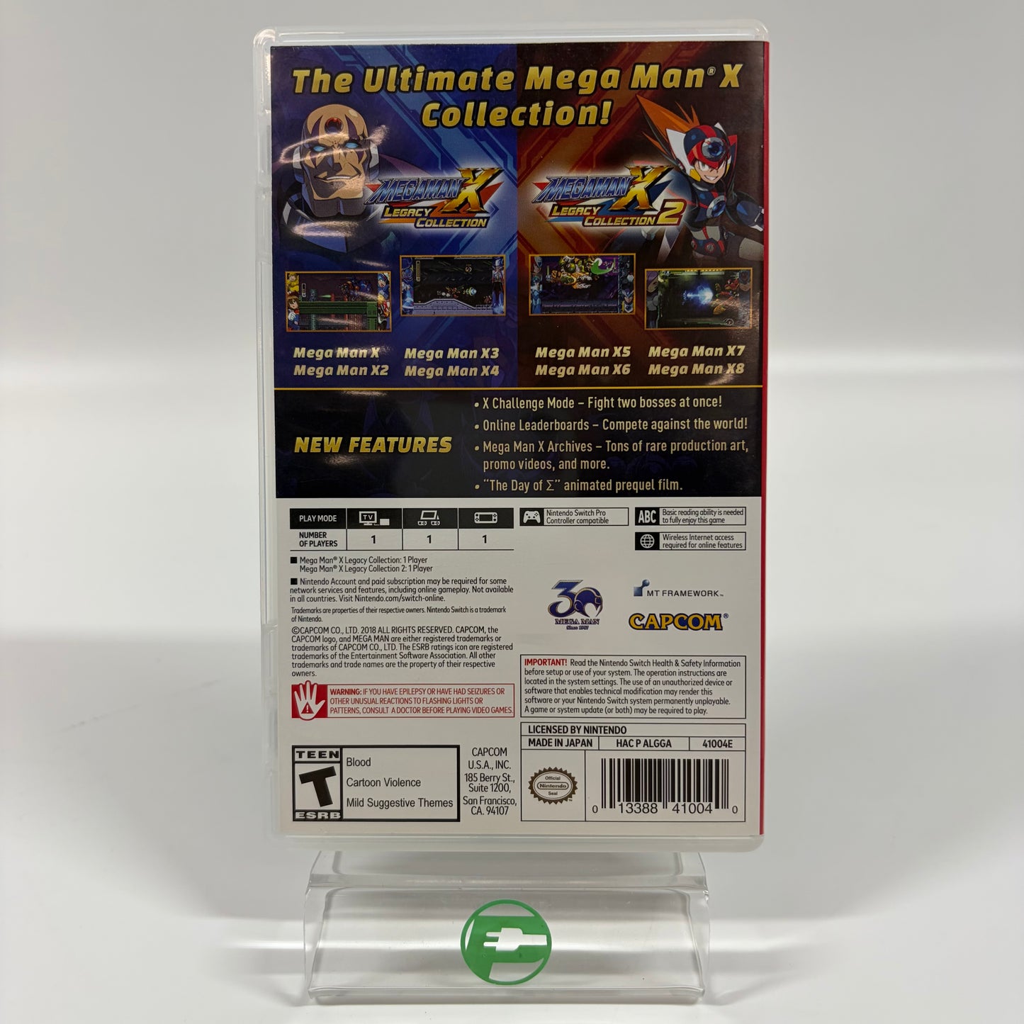 Mega Man X Legacy Collection 1 + 2 (Nintendo Switch, 2018)