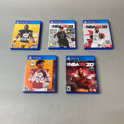 Lot of 5 Sony PlayStation 4 PS4 Games