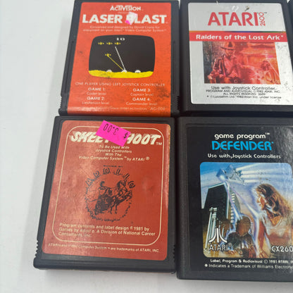 Lot of 10 Atari 2600 Games Including Donkey kong MoonPatrol & More