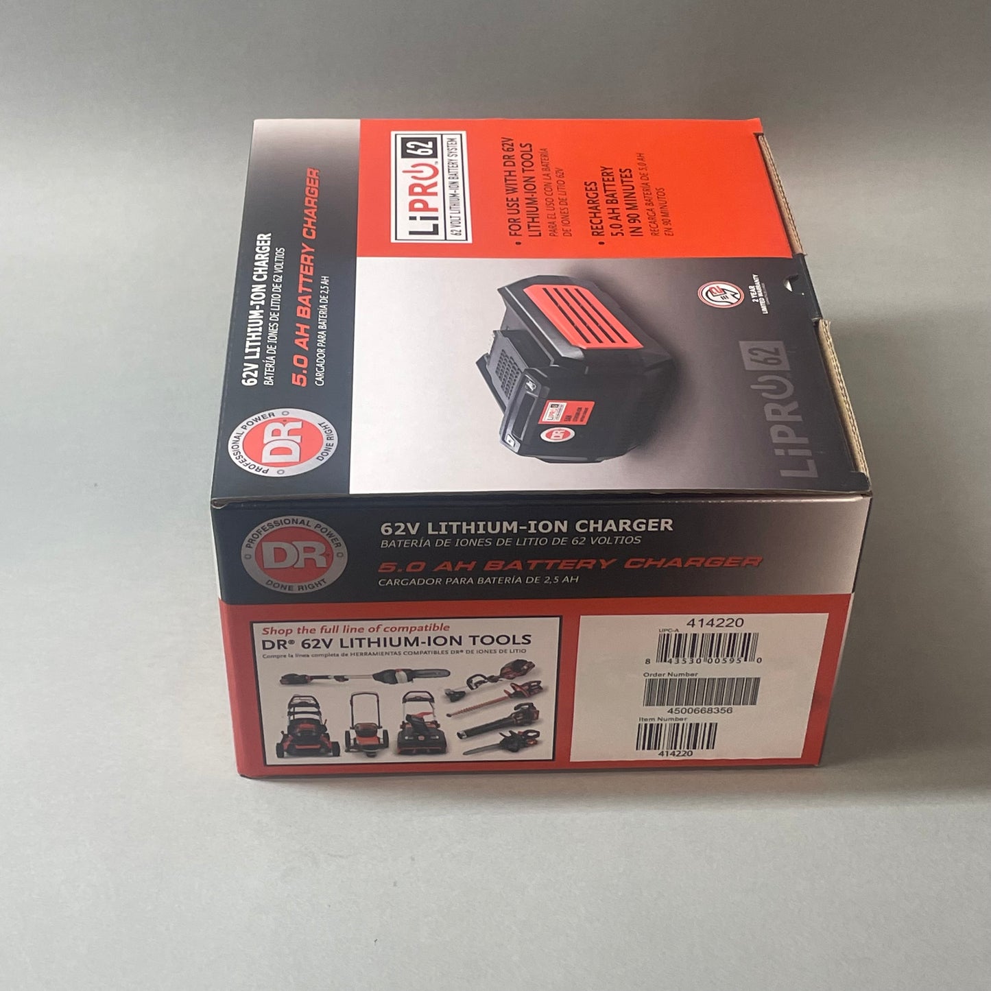 New Dr LiPro 5.0 AH Battery Charger 414220