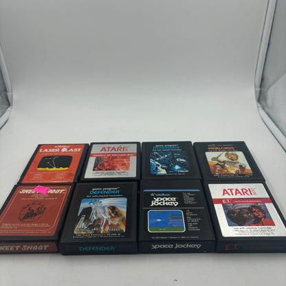 Lot of 10 Atari 2600 Games Including Donkey kong MoonPatrol & More