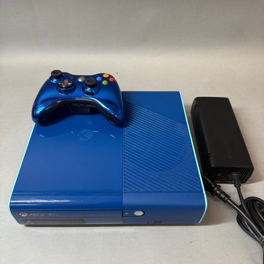 Microsoft Xbox 360 E 400GB Console Gaming System Special Blue Edition  1538