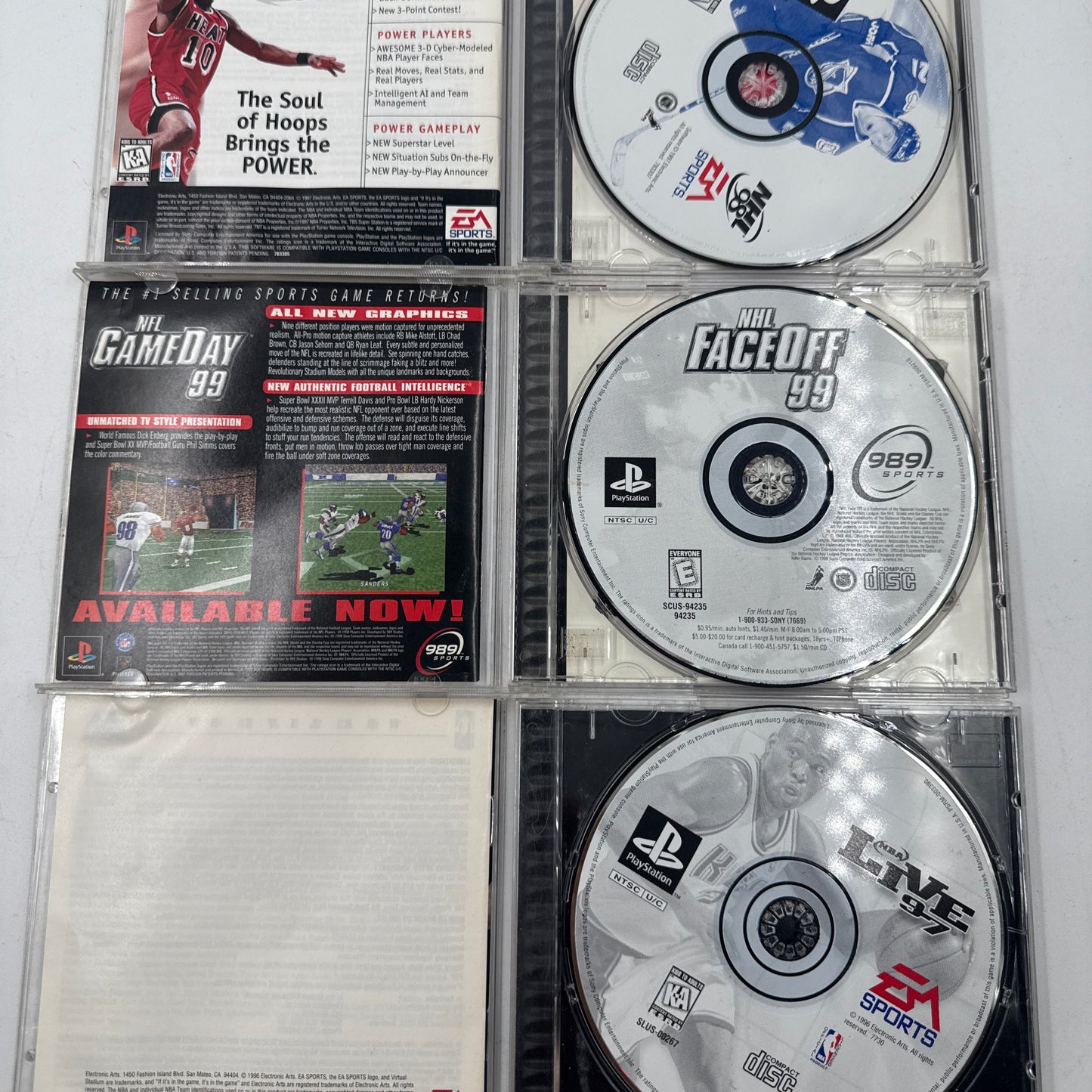 Lot of 3 Sony PlayStation 1 PS1 Games