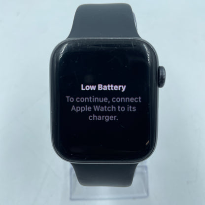 GPS Only Apple Watch Series 1 44MM Black Aluminum Black Sport Band 