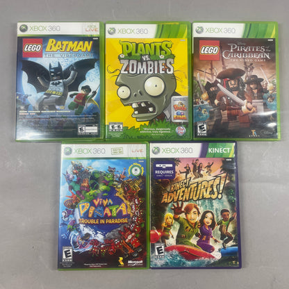 Lot of 5 Microsoft Xbox 360 Games