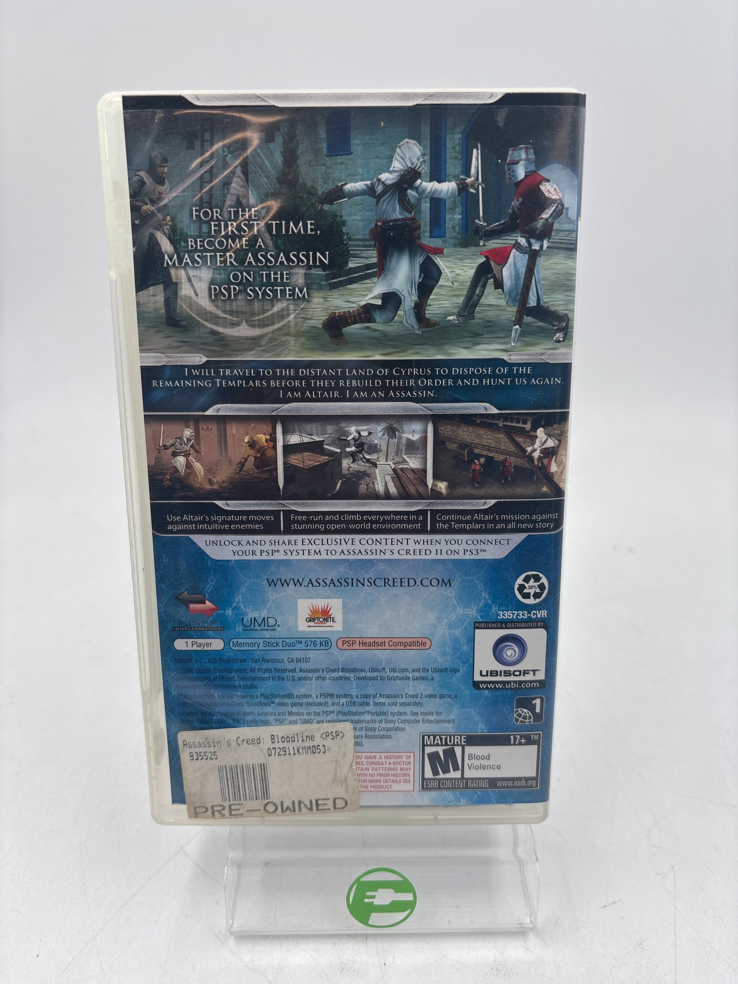 Assassin's Creed: Bloodlines (Sony PlayStation Portable PSP, 2009)