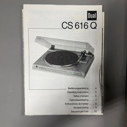 Dual CS 616 Q  Direct-Drive Turntable