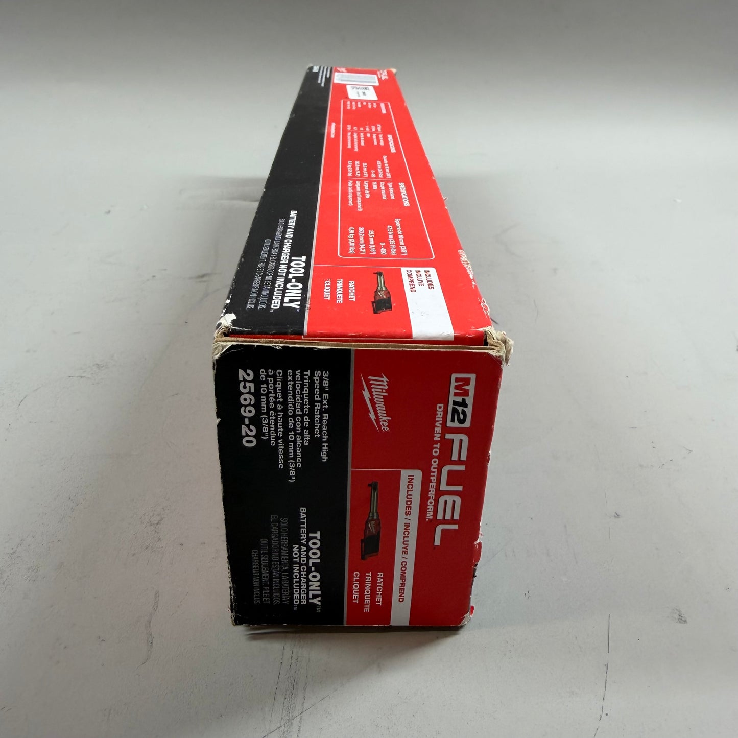 Milwaukee 2569-20 Brushless Cordless 3/8 IN. Extended High Speed Rachet
