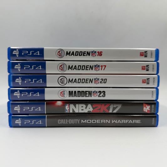 Lot of 6 Sony PlayStation 4 PS4 Games