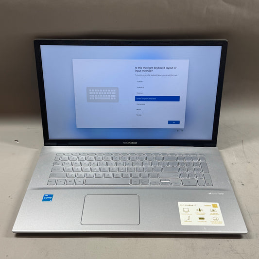 Asus Vivobook 17 K712E 17.3" i3-1115G4 3.0GHz 8GB RAM 512GB SSD