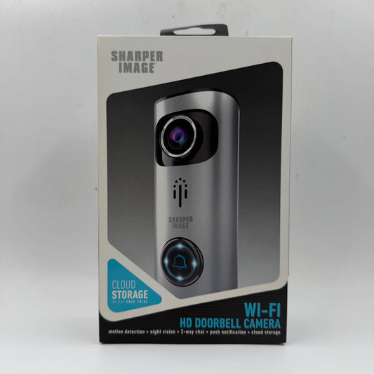New Sharper Image HD SVC650SL Wi-Fi Smart Video Doorbell Camera
