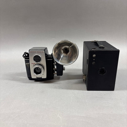 Vintage Camera KODAK No 2A Brownie c.1916 116 & brownie reflex 20