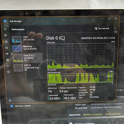 Microsoft Surface Laptop Go 1 1983 10" i5-1035G1 1.1GHz 4GB RAM 512GB SSD