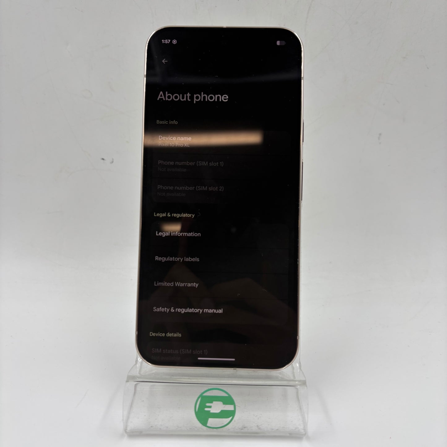 Unlocked Google Pixel 10 Pro XL 256GB Mint GUL82