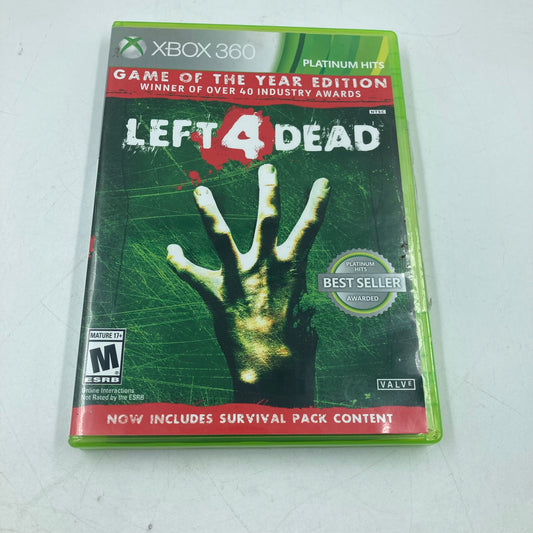 Left 4 Dead [Game of the Year Edition] (Microsoft Xbox 360, 2004)