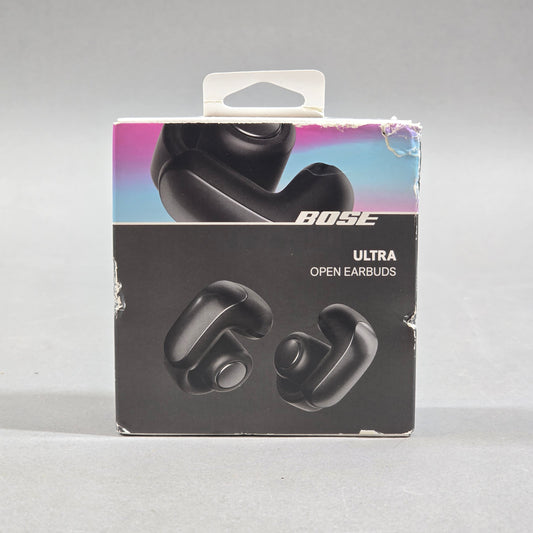 New Bose Ultra Wireless Open Earbuds In-Ear Wired Headphones Black 881046-0010