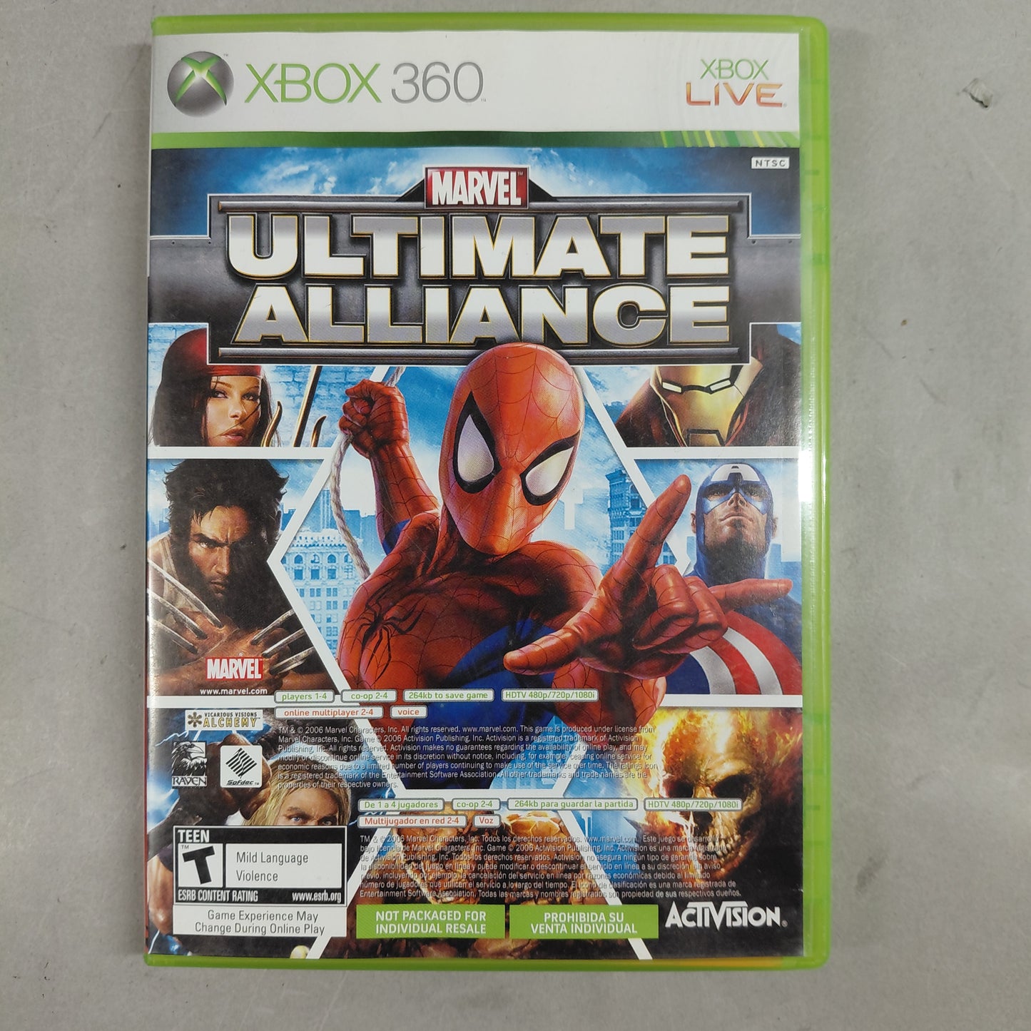 Microsoft Xbox 360 S 4GB Black 1439 W/3 Games