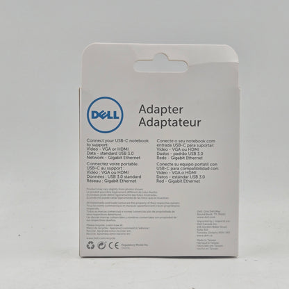 Dell Adapter USB-C TO HDMI/VGA/ETHERNET/USB 3.0