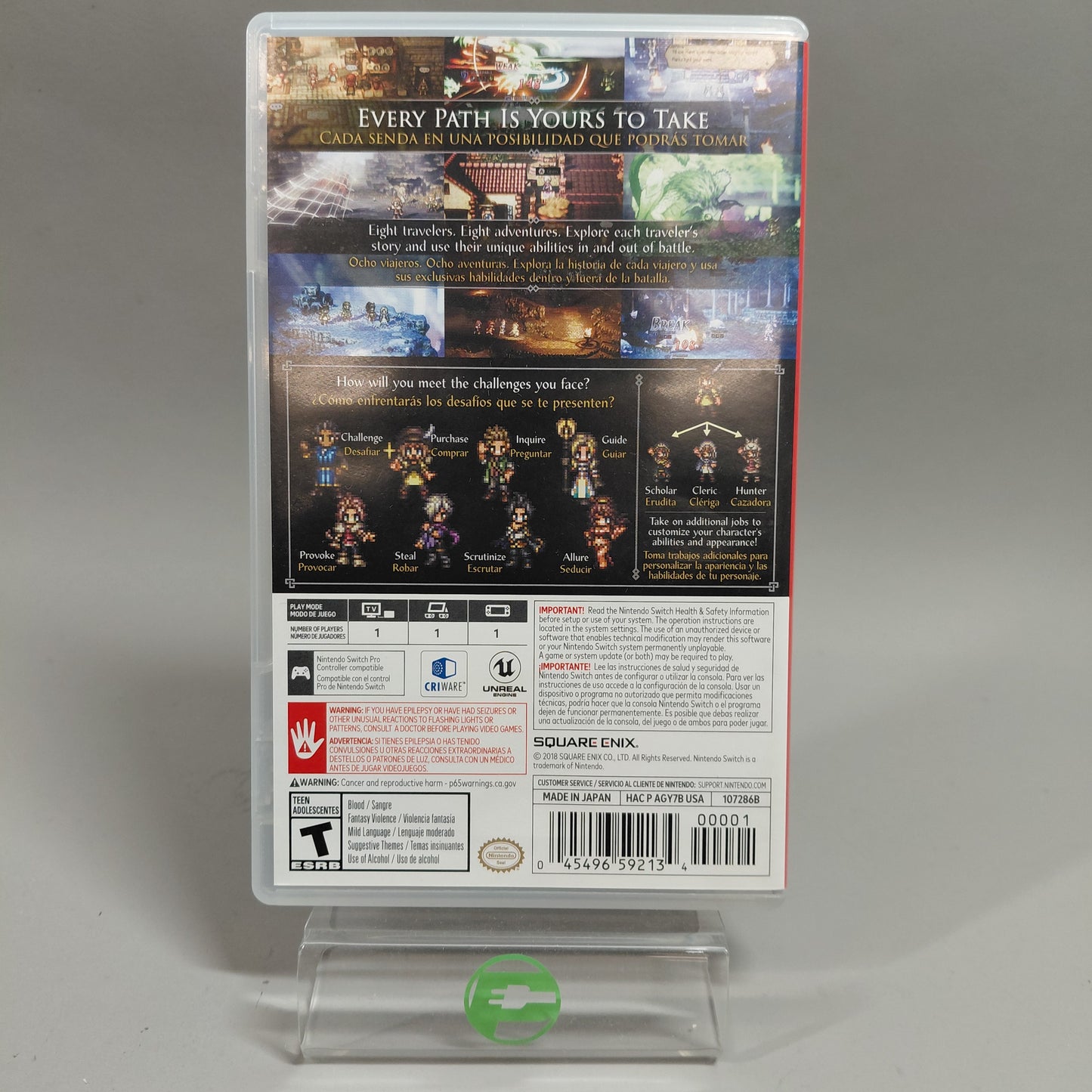 Octopath Traveler (Nintendo Switch, 2019)