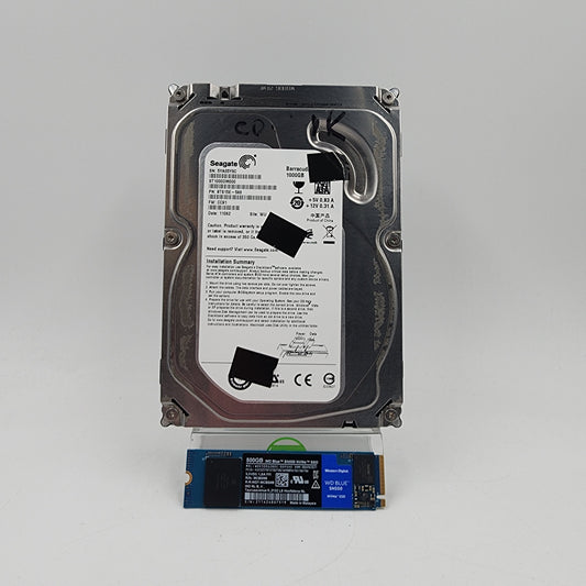 Seagate / WD 1TB & 500GB HDD/SSD PC Storage Bundle