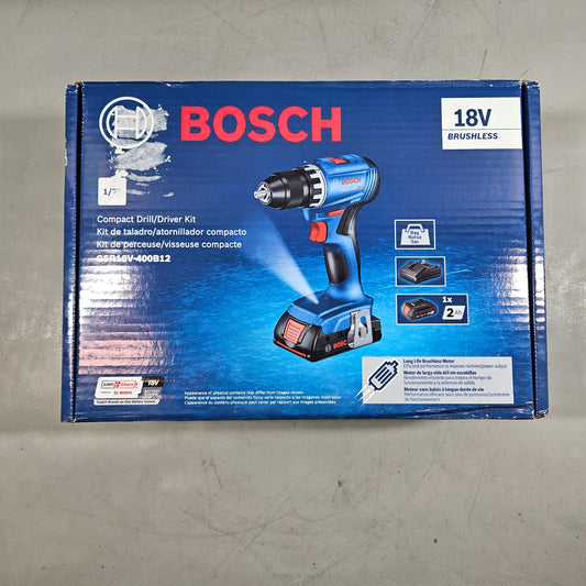 New Bosch 18V 18V 1/2" Cordless Drill Driver