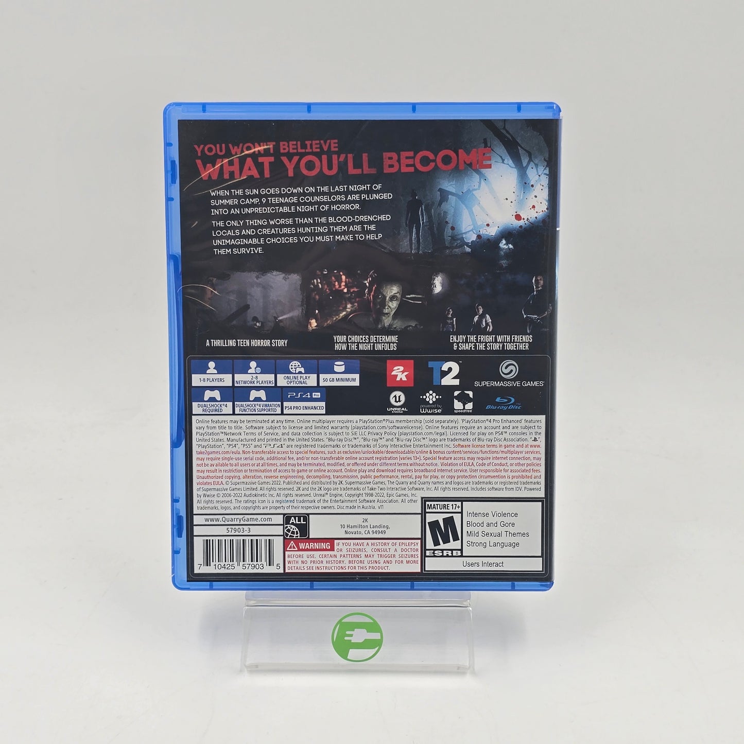 The Quarry (Sony PlayStation 4 PS4, 2022)