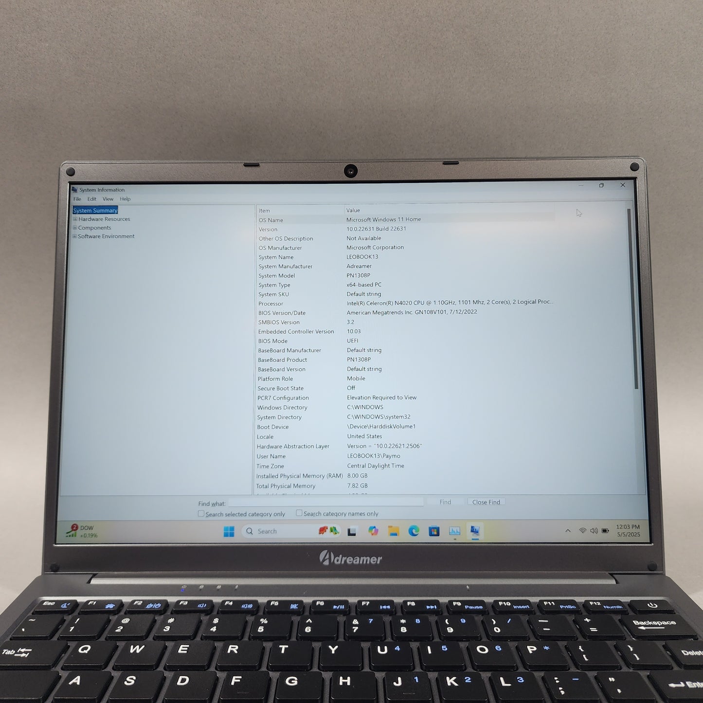 Leobook 13 Celeron N4020 1.1GHz 8GB RAM 512GB SSD 512GB
