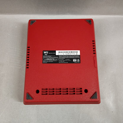 Nintendo Wii Mini Video Game Console RVL-201 Red w/ 1 