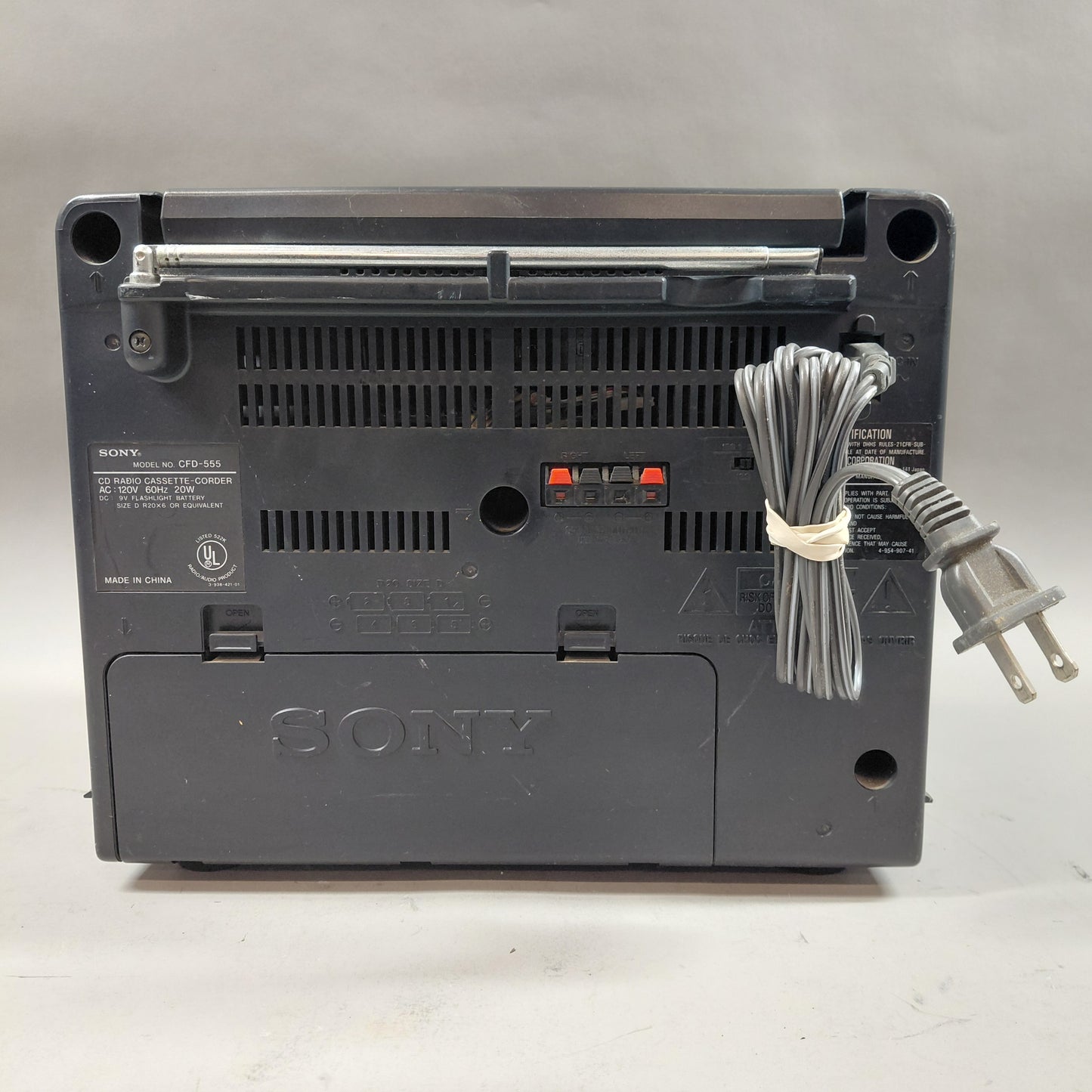 Sony CFD-555 CD Radio Cassette Recorder