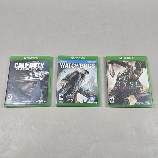 Lot of 3 Microsoft Xbox One Games