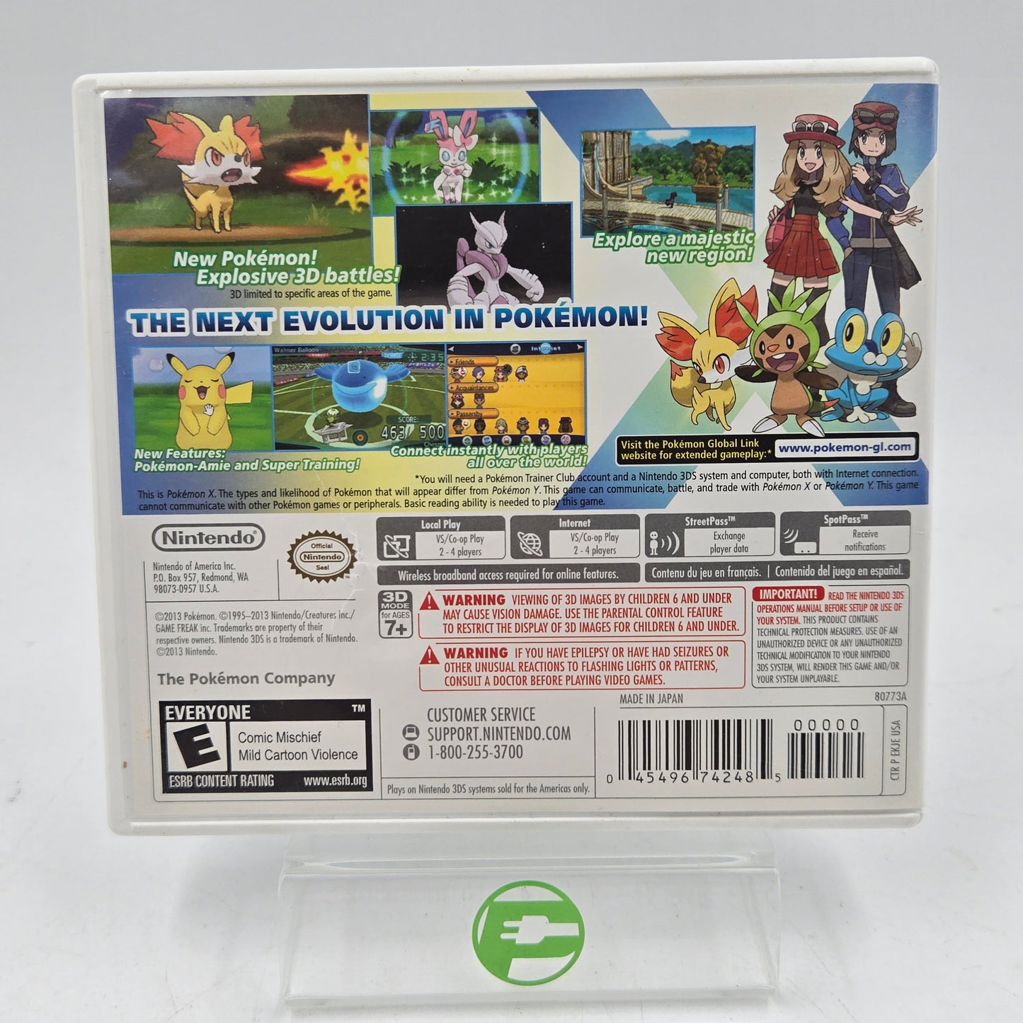 Pokemon X (Nintendo 3DS, 2013)
