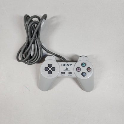 Sony PlayStation 1 PS1 Grey SCPH-5501 Two Controllers and 4 Games Bundle