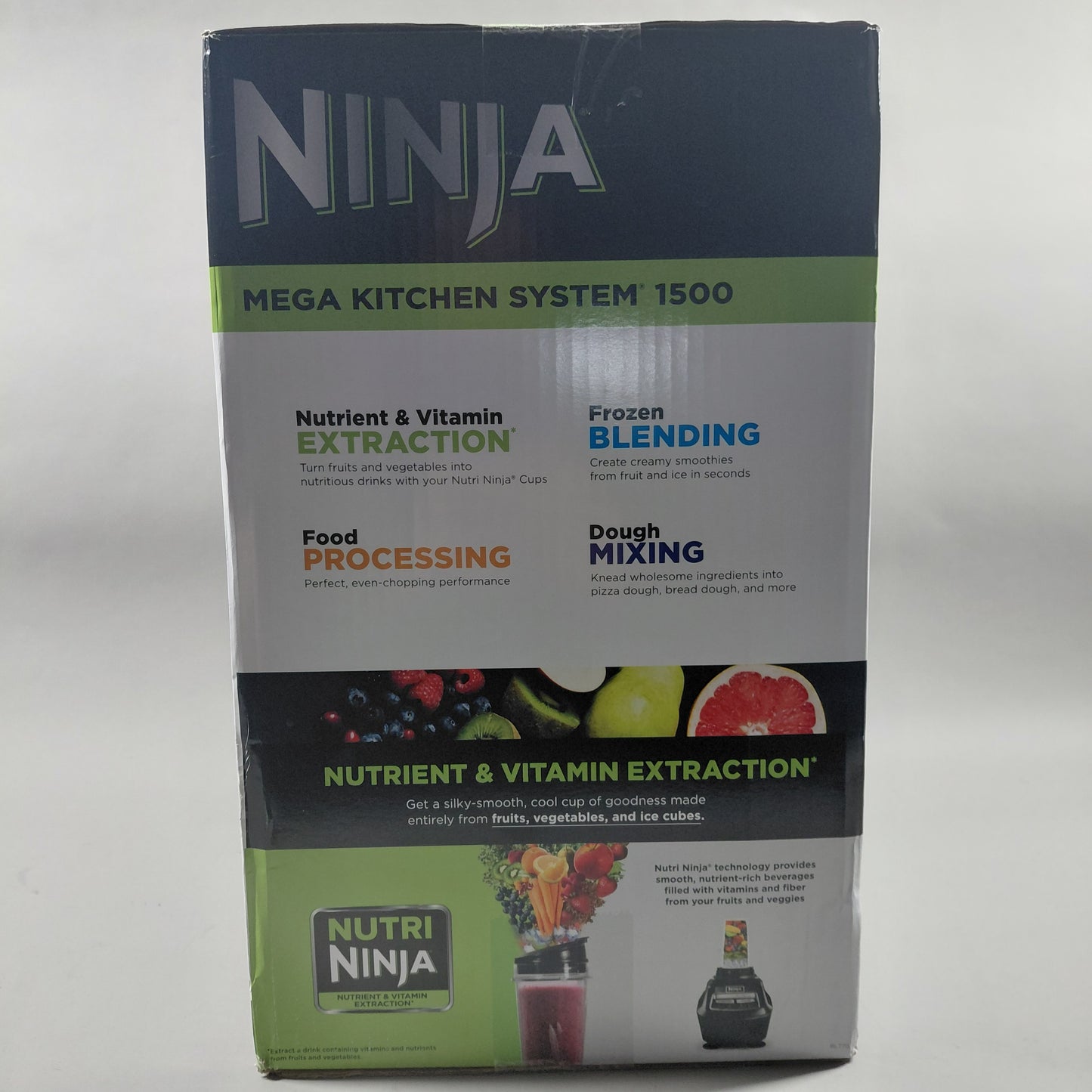 New Ninja Mega Kitchen System Blender & Food Processor 72oz 5-Speed