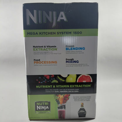New Ninja Mega Kitchen System Blender & Food Processor 72oz 5-Speed