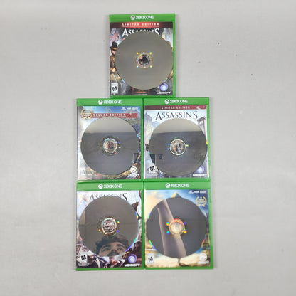 Assassin's Creed Bundle Lot of 5 Microsoft Xbox One Games