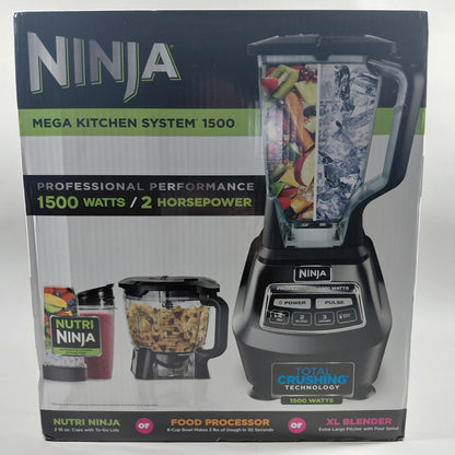 New Ninja Mega Kitchen System Blender & Food Processor 72oz 5-Speed