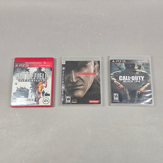 Lot of 3 Sony PlayStation 3 PS3 Games