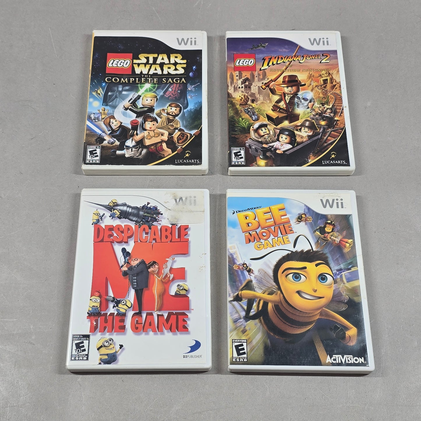 Lot of 4 Nintendo Wii Games