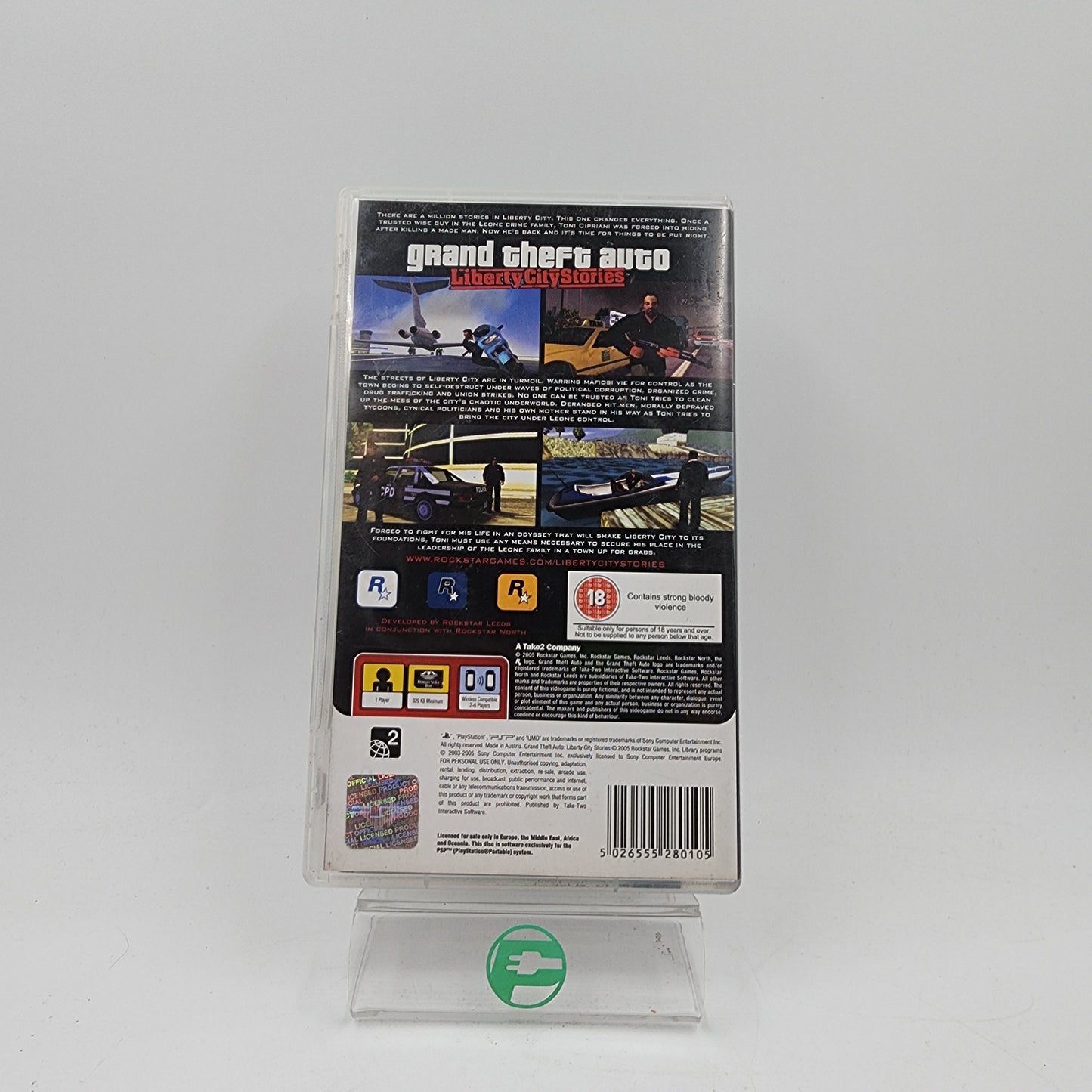 Grand Theft Auto Liberty City Stories (Sony PlayStation Portable PSP, 2005) PAL